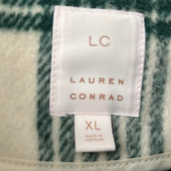 Jacket XL Green plaid Lauren Conrad - Picture 2 of 9